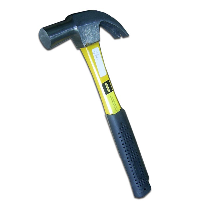 Martillo Con Uña Mango De Goma Y Madera | De todo