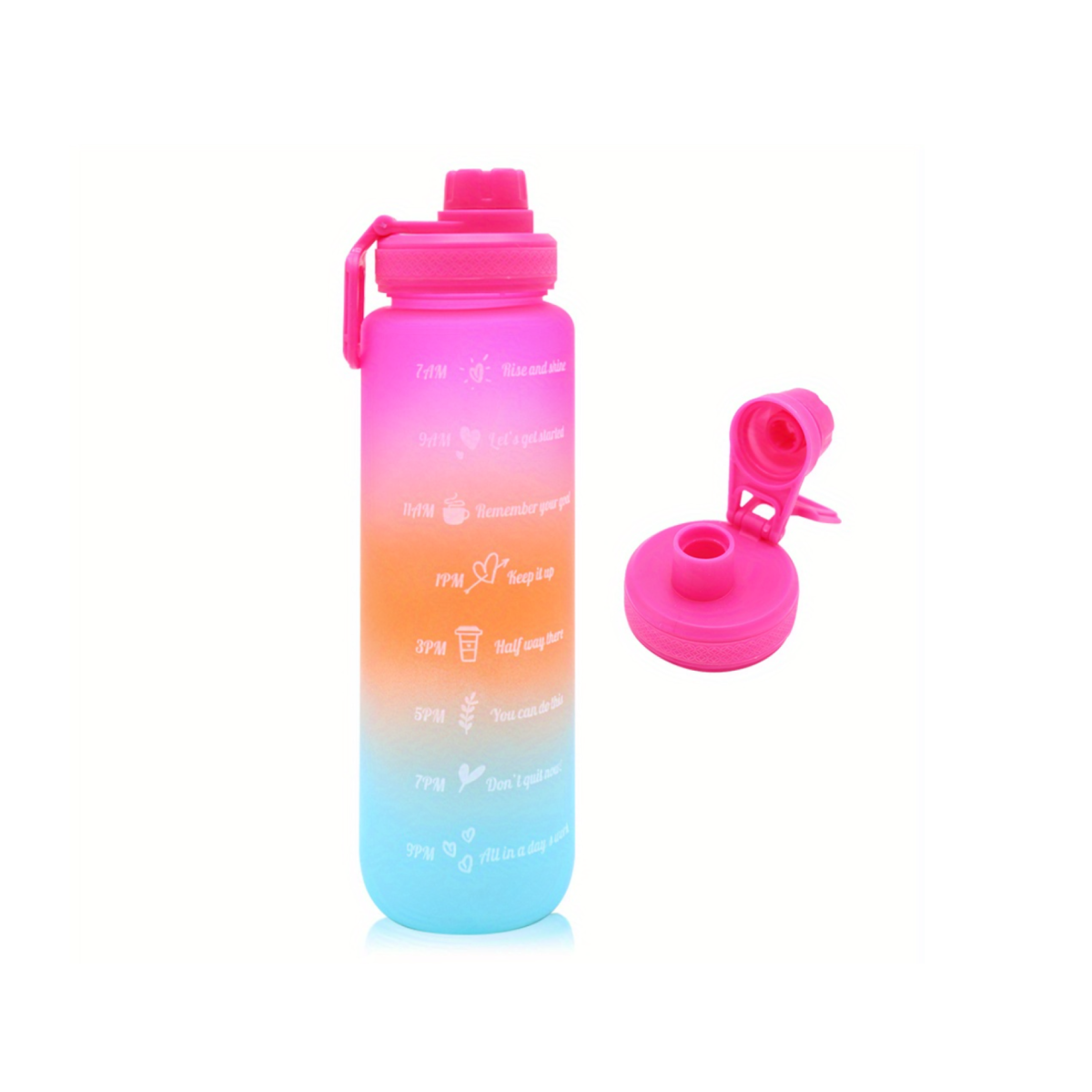 BOTELLA DEPORTIVA C/CINTA AGARRE DE 600ML