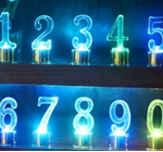 NUMEROS CON BASE LUMINICA X24 UNIDADES