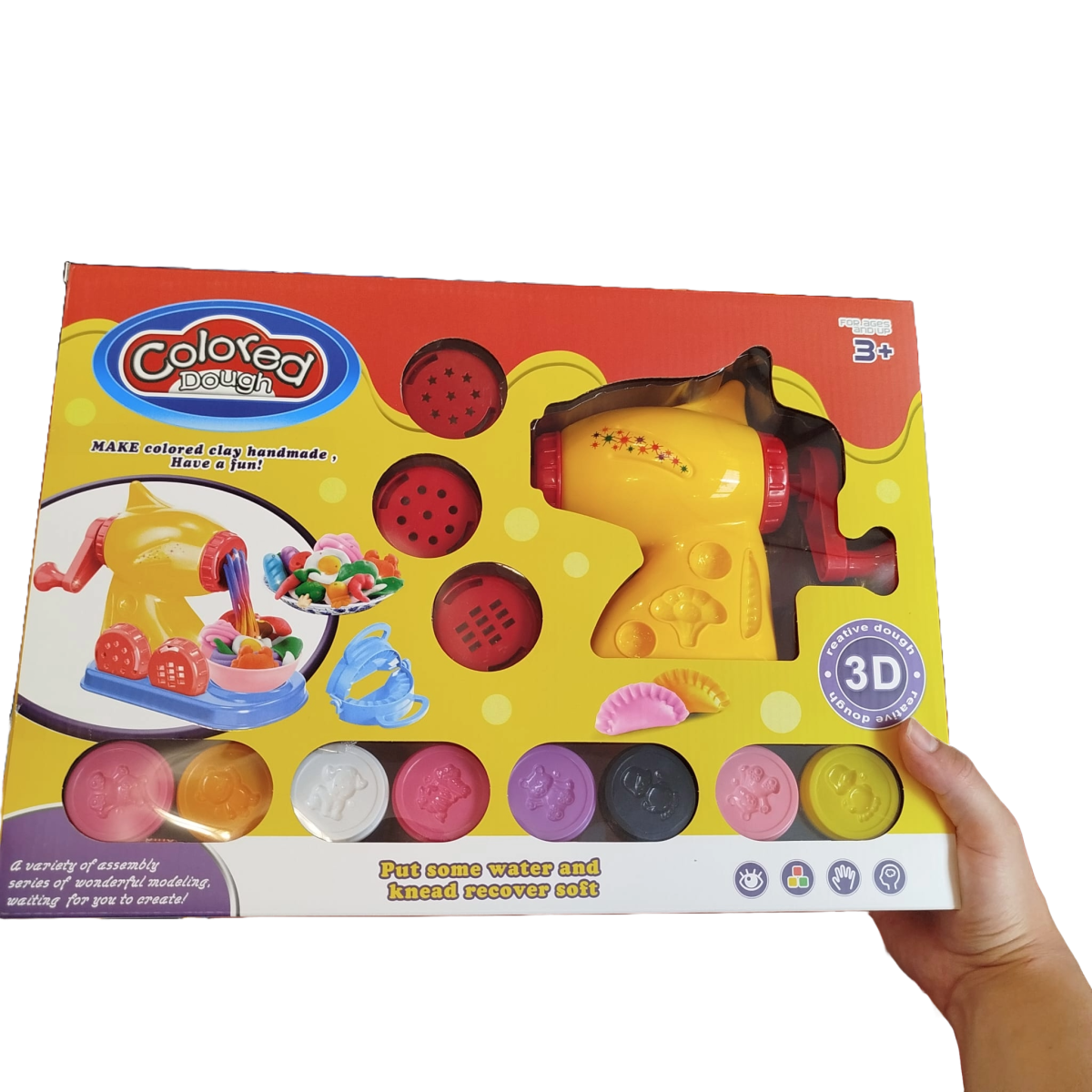 MASAS PARA CREAR COMIDA CON ACCESORIOS  23PCS