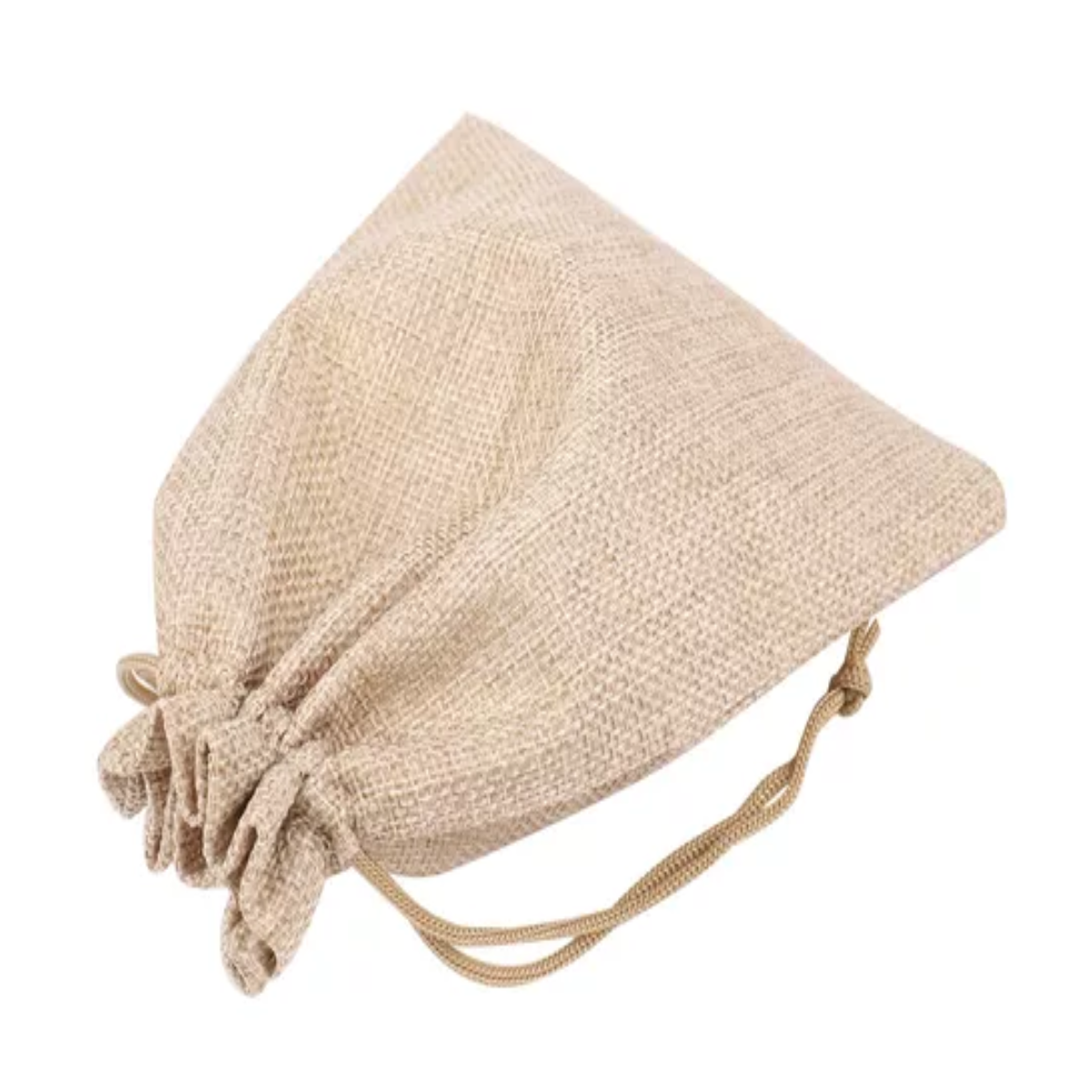 BOLSA DE TELA RUSTICA AJUSTE CON CUERDA XXL Pack X 12