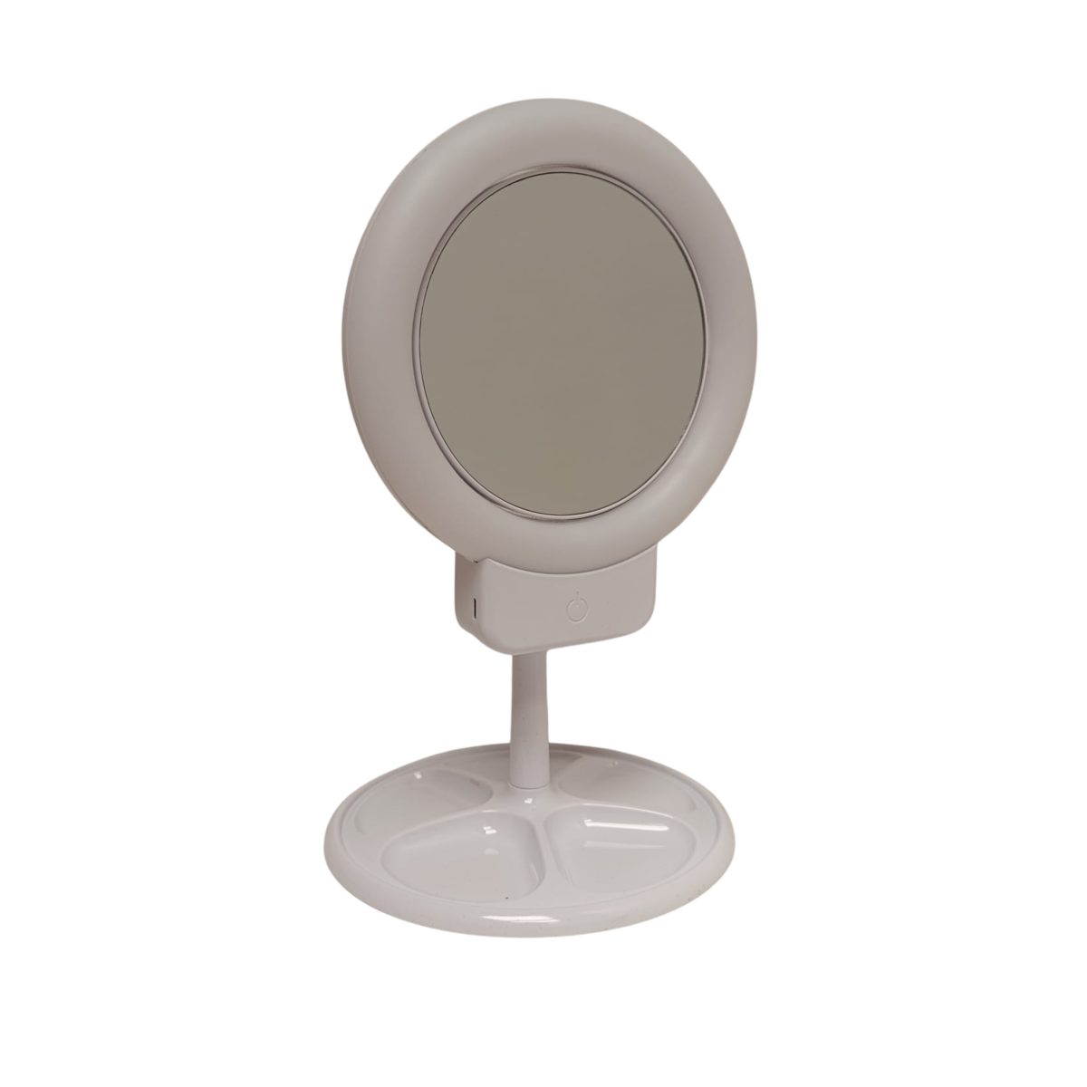 ESPEJO REDONDO DOBLE AUMENTO X10 RECARGABLE