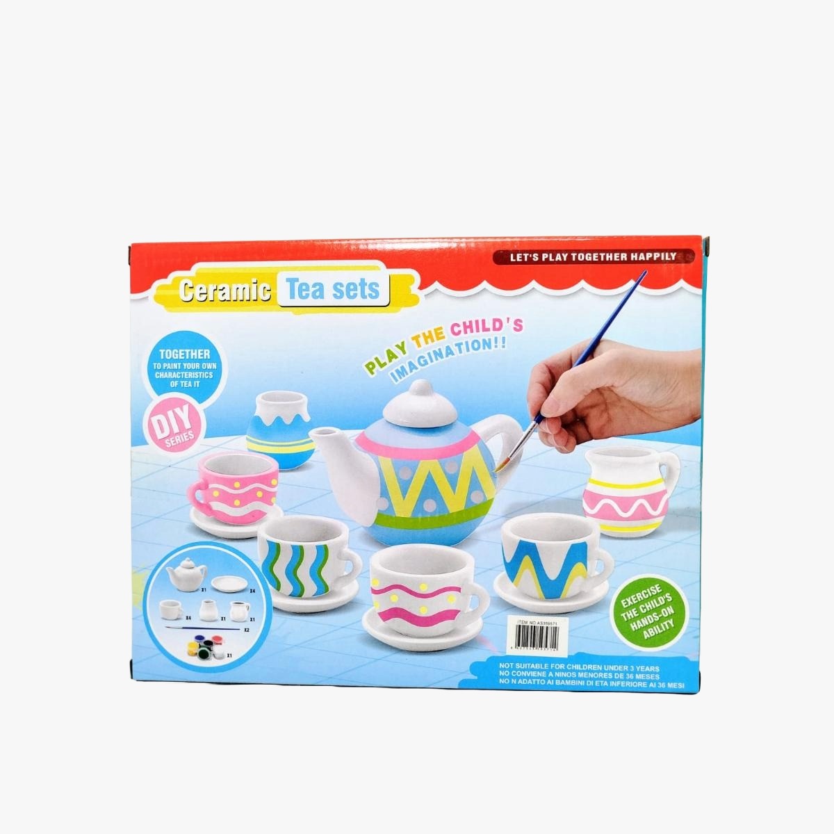 SET DE TE CERAMICA PARA PINTAR