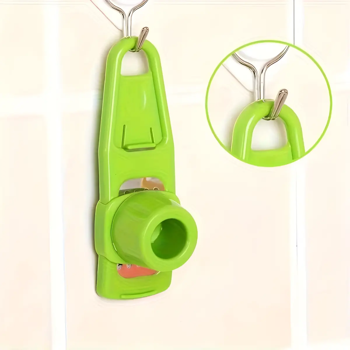 RALLADOR DE AJO PLÁSTICO ACERO INOX - Imagen 2