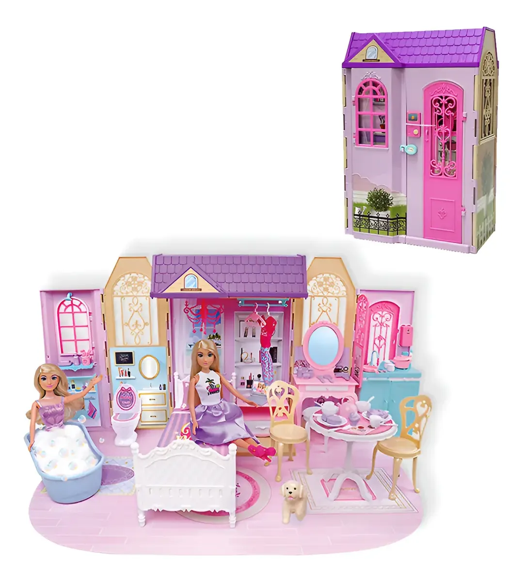 CASA DE MUÑECAS PLEGABLE ANLILY