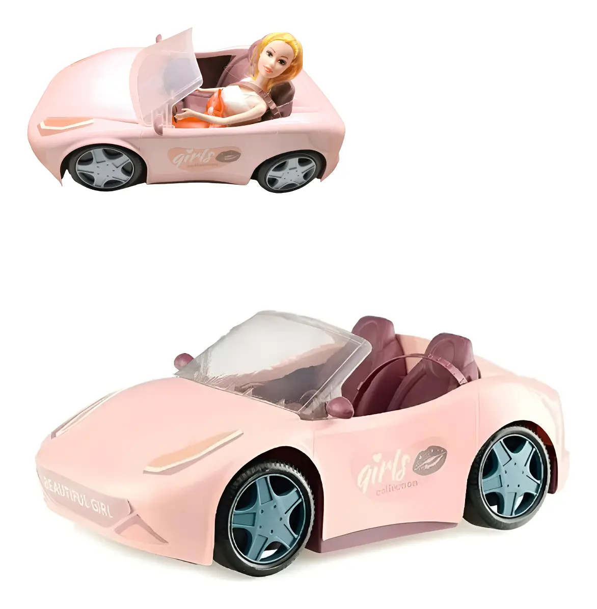 MUÑECA EN AUTOMÓVIL