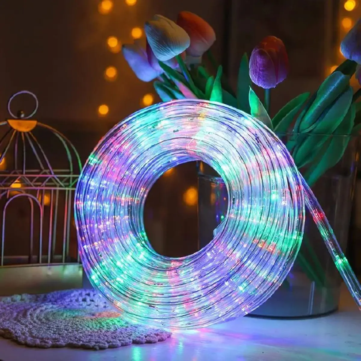 MANGUERA DE LUCES LED MULTICOLOR 5M - Imagen 3