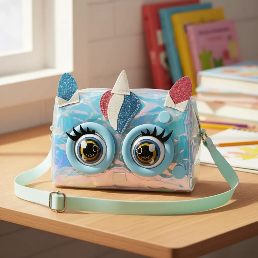 CARTERA INFANTIL CON LUZ Y SONIDO