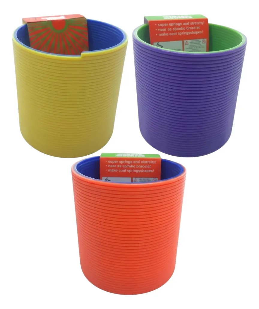 RESORTE ARCOÍRIS SLINKY JUGUETE SENSORIAL X3 - Imagen 3