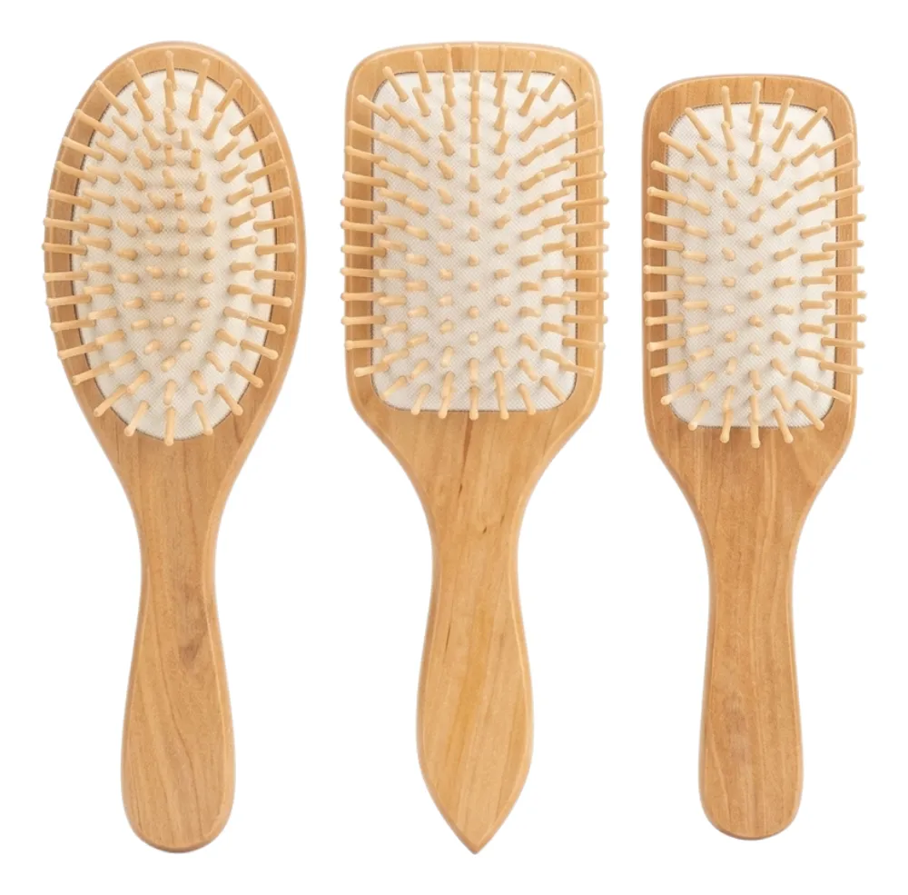 PACK 3 CEPILLOS DE MADERA