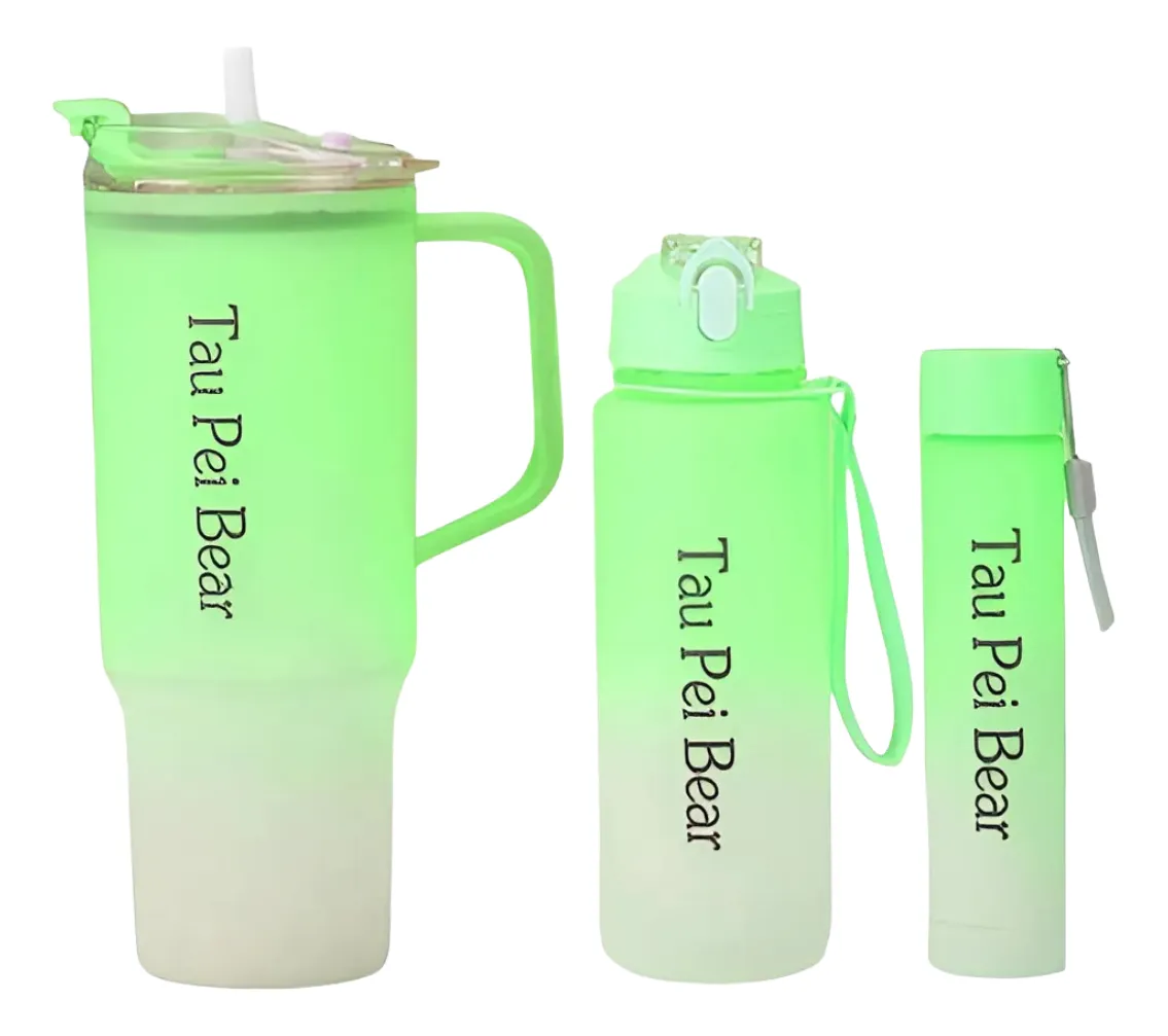 SET 3 VASOS BICOLOR - Imagen 2