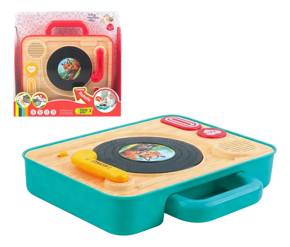 JUGUETE MUSICAL DJ CONSOLA CON LUZ Y SONIDO